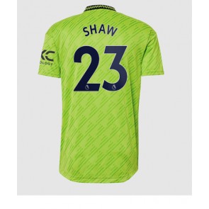 Manchester United Luke Shaw #23 Tredje Tröja 2022-23 Korta ärmar